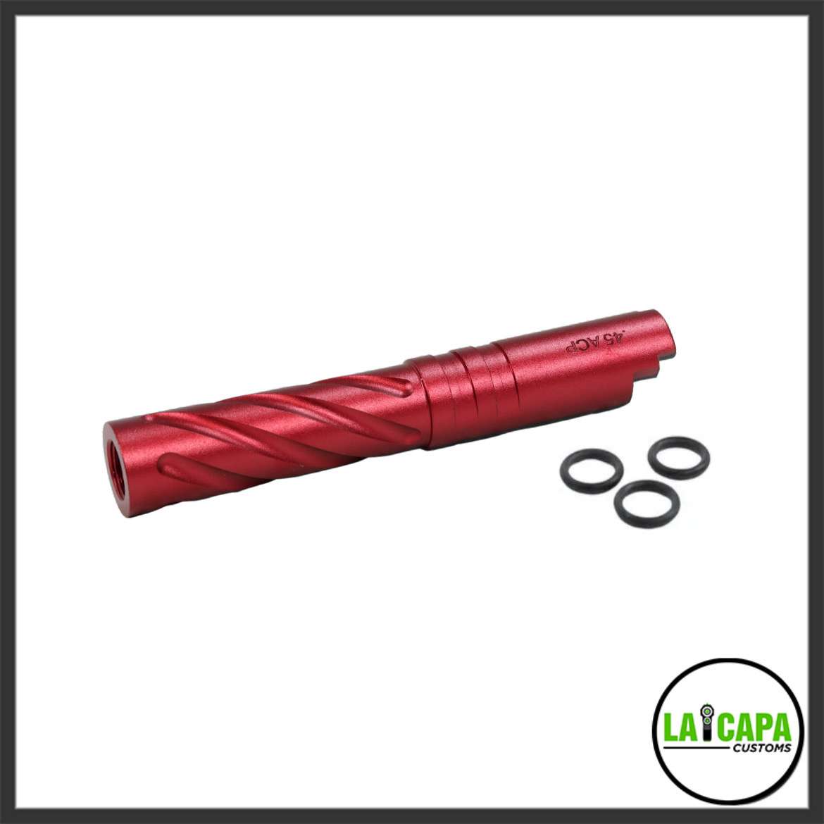 LA Capa Customs 4.3 Aluminum Tornado Threaded Outer Barrel LA Capa Customs 4.3 Aluminum Tornado Threaded Outer Barrel